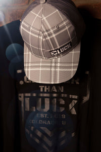 Bar Logo plaid snapback